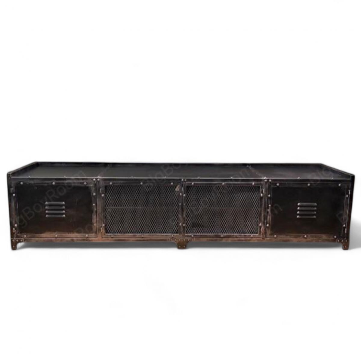 電視櫃｜抽屜＋開放層、整線、耐刮表面