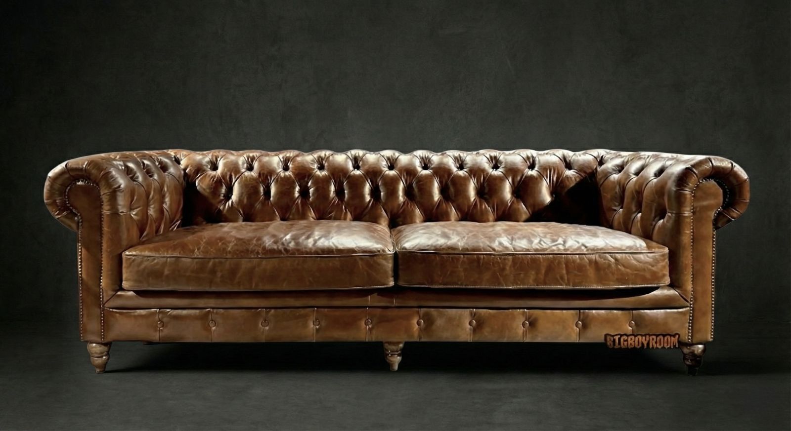 BigBoyRoom 經典切斯特全牛皮沙發